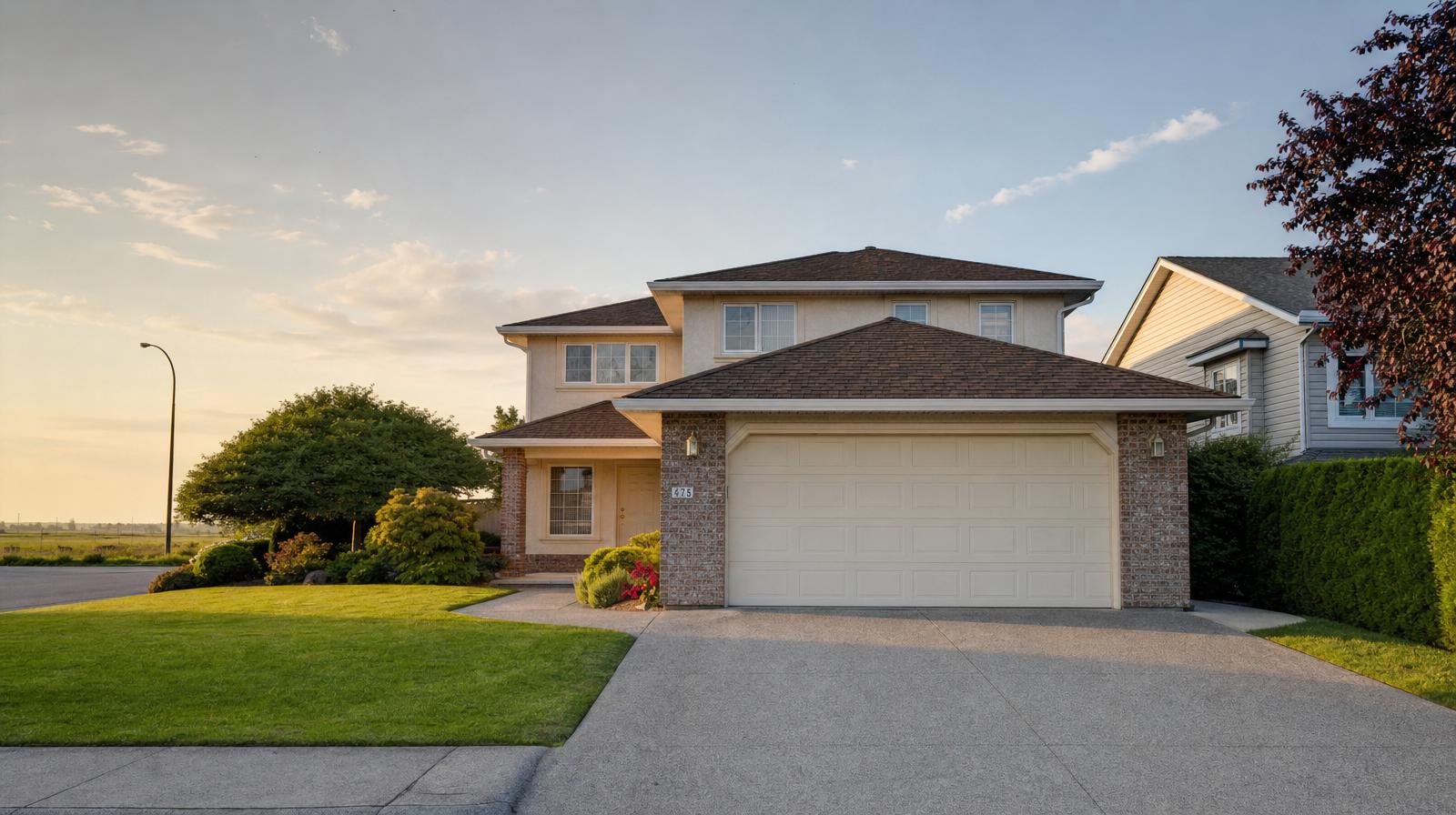 Suburban Delta home on a flat Fraser delta lot